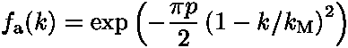 Formule de la fentre gaussienne