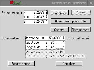 paramtres de la vue 3D